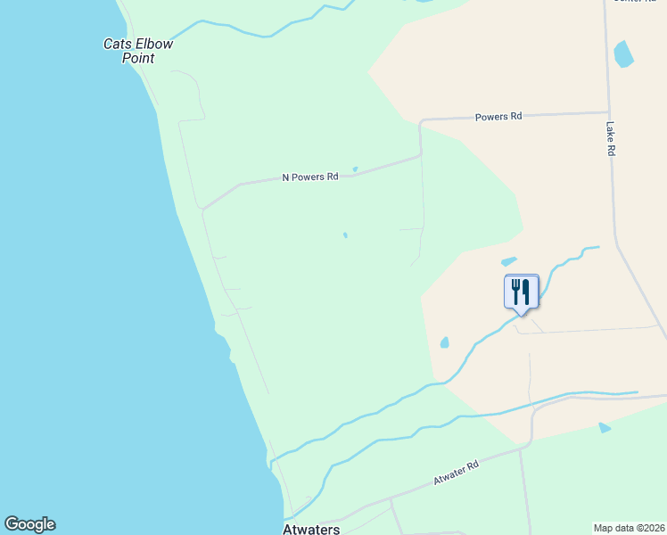 map of restaurants, bars, coffee shops, grocery stores, and more near 1430 Powers Road in King Ferry