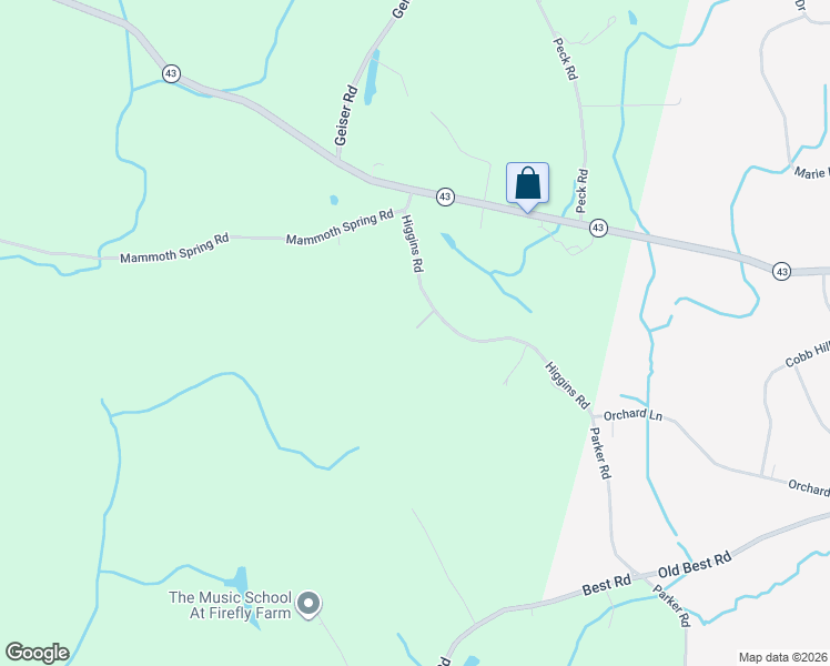 map of restaurants, bars, coffee shops, grocery stores, and more near 85 Higgins Road in West Sand Lake