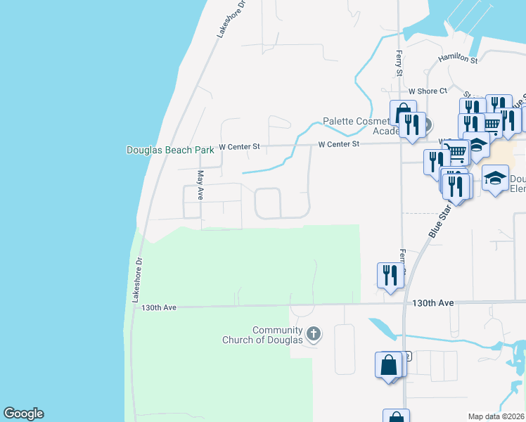 map of restaurants, bars, coffee shops, grocery stores, and more near 768 Wilderness Ridge Drive in Douglas