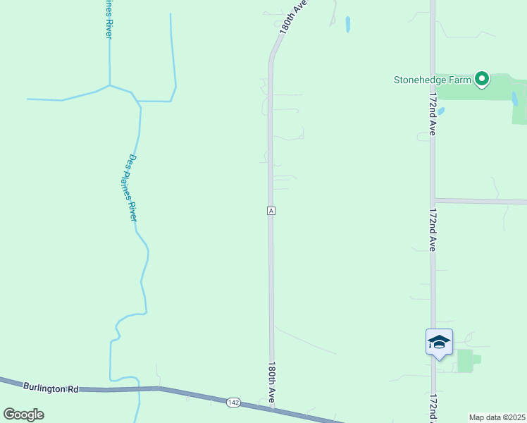 map of restaurants, bars, coffee shops, grocery stores, and more near 1220 180th Avenue in Union Grove