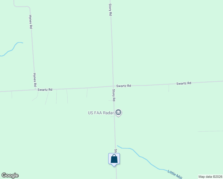 map of restaurants, bars, coffee shops, grocery stores, and more near 7881 Story Road in Dansville