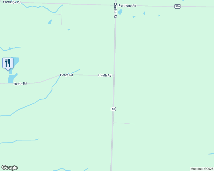 map of restaurants, bars, coffee shops, grocery stores, and more near 9987 Heath Road in Colden