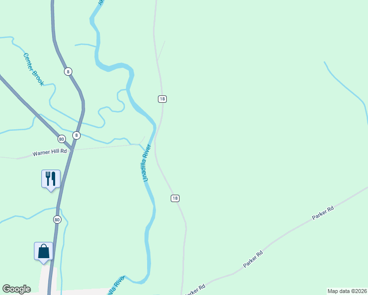 map of restaurants, bars, coffee shops, grocery stores, and more near 3584 County Highway 18 in New Berlin