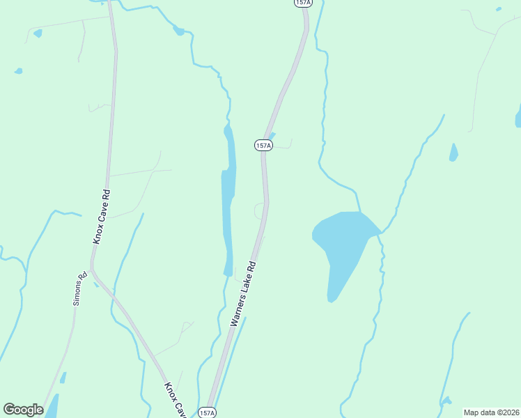 map of restaurants, bars, coffee shops, grocery stores, and more near 249-399 Warners Lake Road in East Berne