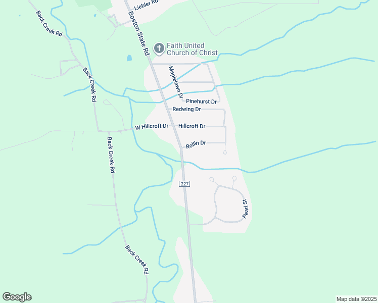 map of restaurants, bars, coffee shops, grocery stores, and more near 8863 Boston State Road in Boston