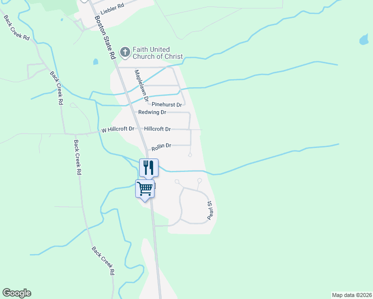 map of restaurants, bars, coffee shops, grocery stores, and more near 8798 Greenbriar Terrace in Boston