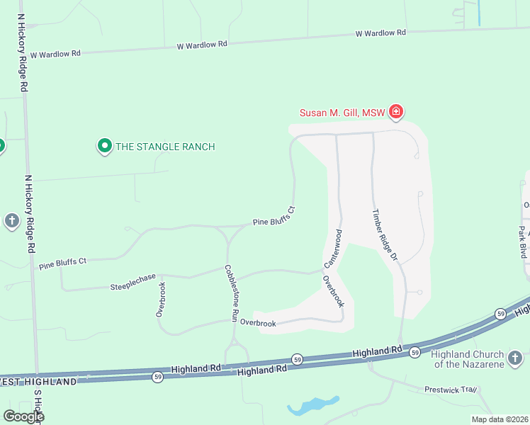 map of restaurants, bars, coffee shops, grocery stores, and more near 2770 Pine Bluffs Court in Oakland County