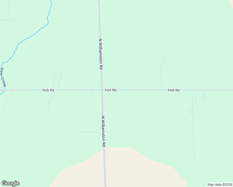 map of restaurants, bars, coffee shops, grocery stores, and more near 2042 Holt Road in Williamston