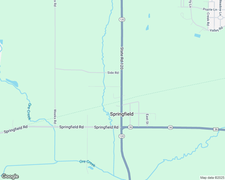 map of restaurants, bars, coffee shops, grocery stores, and more near in Springfield