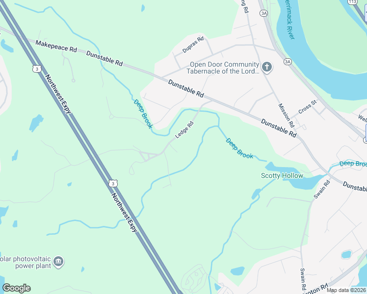 map of restaurants, bars, coffee shops, grocery stores, and more near 30 Ledge Road in Chelmsford