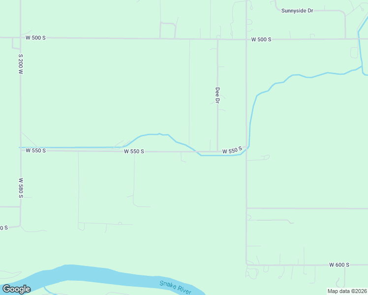 map of restaurants, bars, coffee shops, grocery stores, and more near 120 West 550 South in Jerome