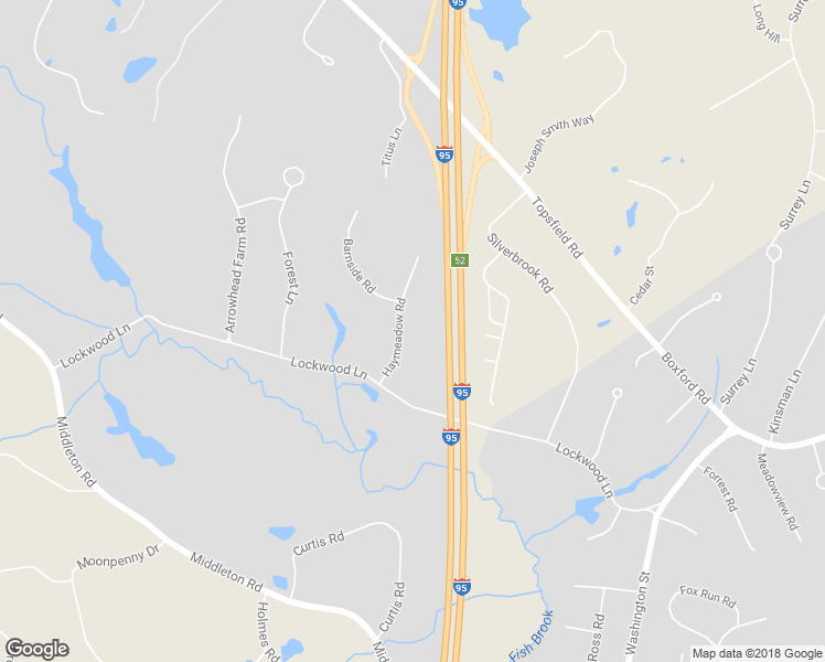 map of restaurants, bars, coffee shops, grocery stores, and more near 11 Haymeadow Road in Boxford