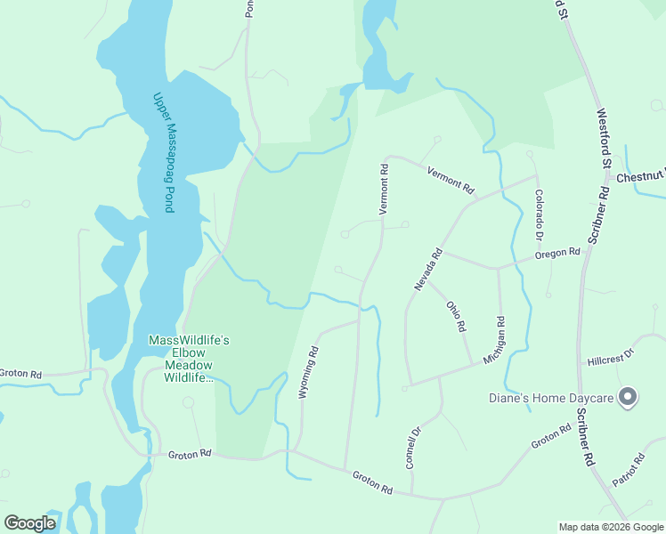 map of restaurants, bars, coffee shops, grocery stores, and more near 6 Indiana Lane in Tyngsborough