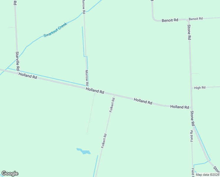 map of restaurants, bars, coffee shops, grocery stores, and more near 6628 Holland Road in Clay Township