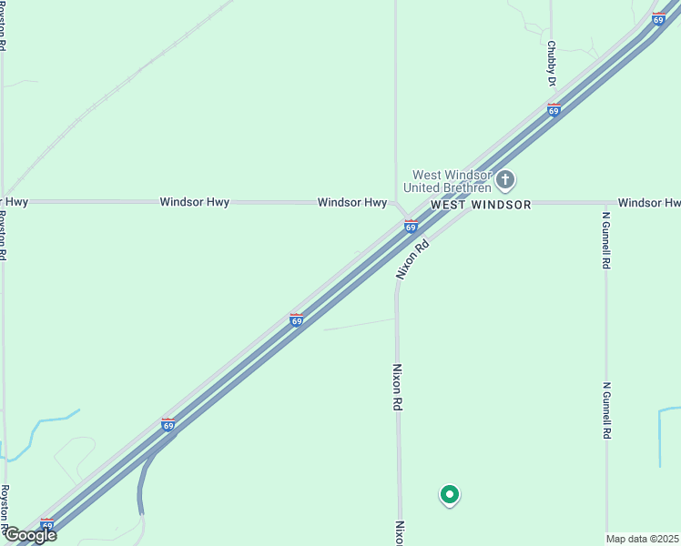map of restaurants, bars, coffee shops, grocery stores, and more near 5373 Lansing Road in Potterville
