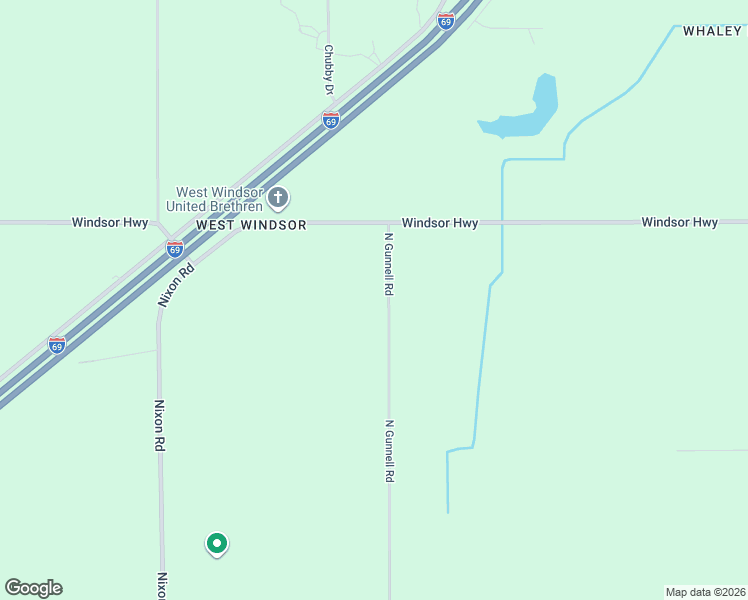 map of restaurants, bars, coffee shops, grocery stores, and more near 5373 North Gunnell Road in Windsor charter Township