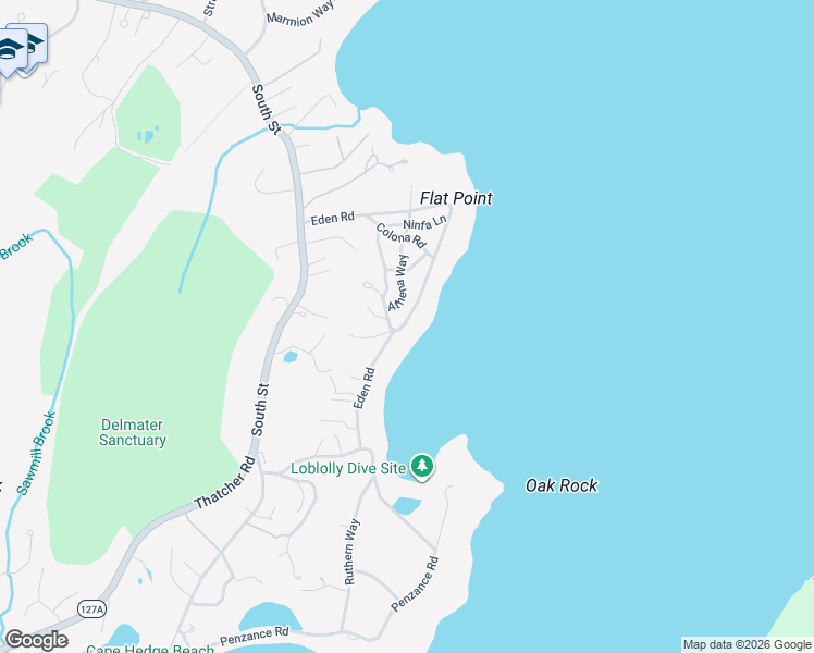 map of restaurants, bars, coffee shops, grocery stores, and more near in Rockport