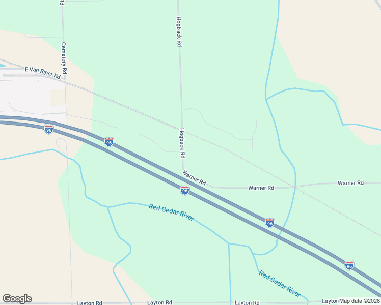 map of restaurants, bars, coffee shops, grocery stores, and more near 3204 Hogback Road in Fowlerville
