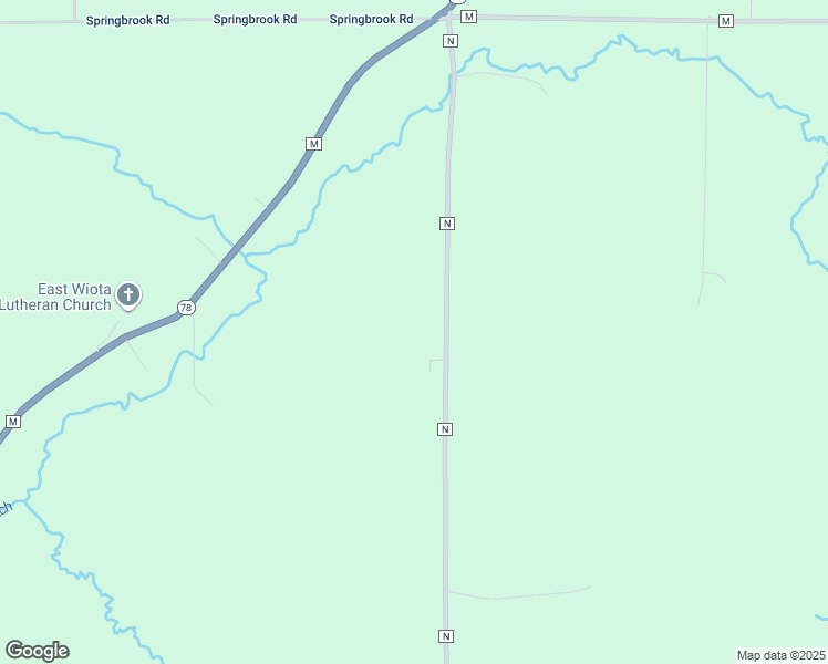 map of restaurants, bars, coffee shops, grocery stores, and more near 10311 County Highway N in South Wayne