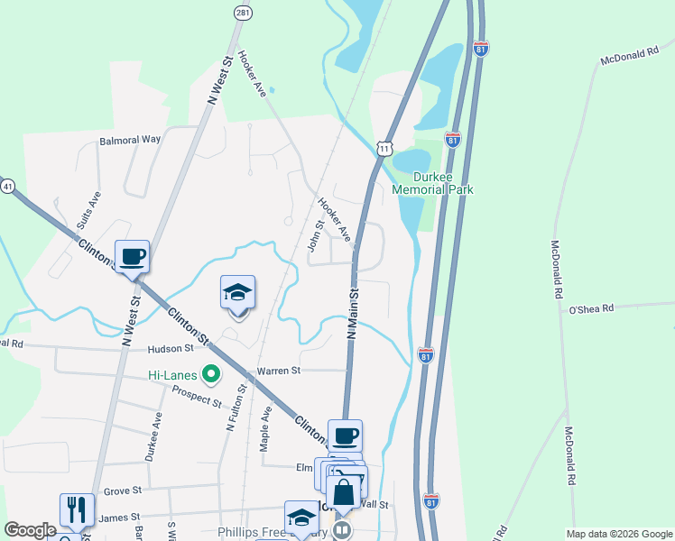 map of restaurants, bars, coffee shops, grocery stores, and more near 3 Tobin Drive in Homer