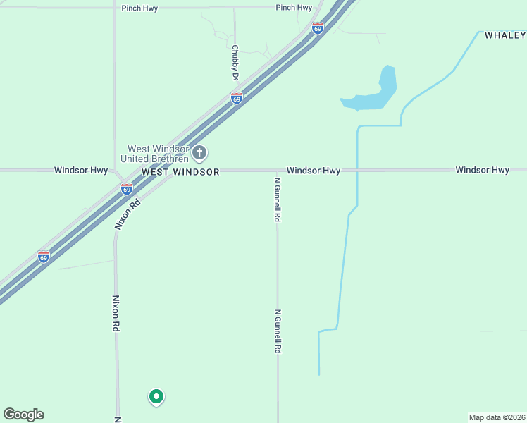 map of restaurants, bars, coffee shops, grocery stores, and more near 5373 North Gunnell Road in Windsor charter Township