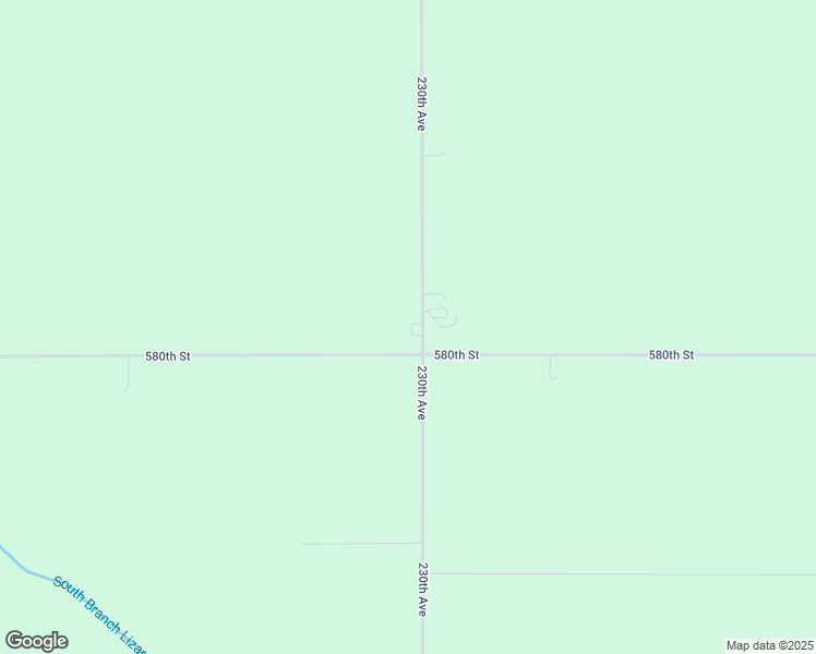 map of restaurants, bars, coffee shops, grocery stores, and more near 57939 230th Avenue in Pocahontas