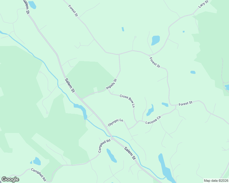 map of restaurants, bars, coffee shops, grocery stores, and more near 24 Cross Bow Lane in North Andover