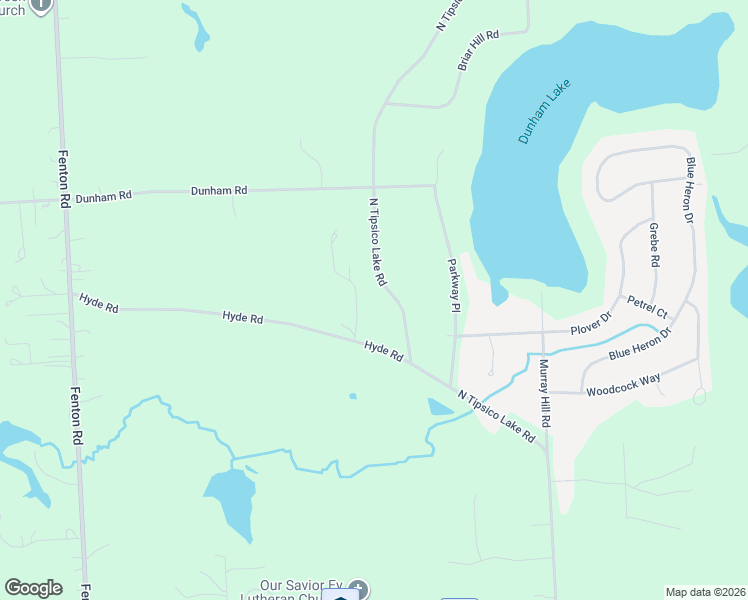 map of restaurants, bars, coffee shops, grocery stores, and more near 2731 North Tipsico Lake Road in Hartland