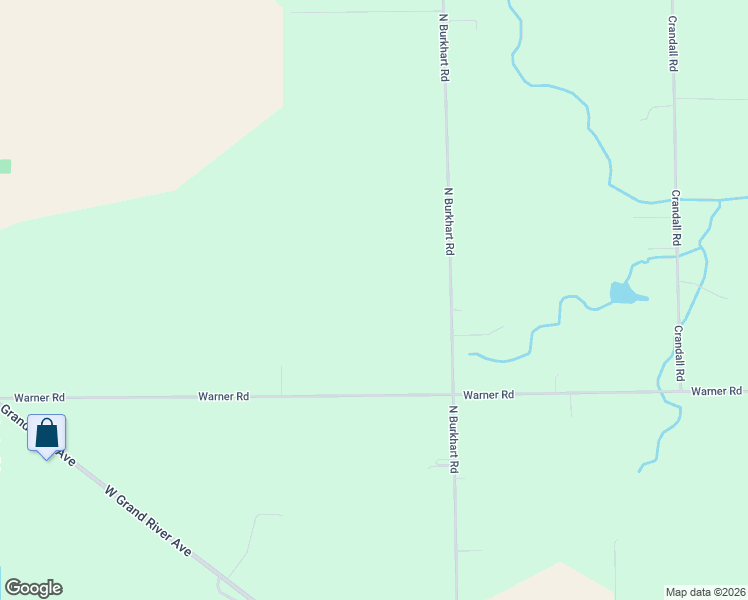 map of restaurants, bars, coffee shops, grocery stores, and more near 3241 North Burkhart Road in Howell