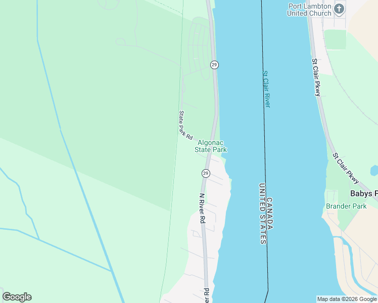 map of restaurants, bars, coffee shops, grocery stores, and more near 9236 River Road in Clay Township