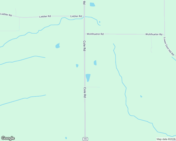 map of restaurants, bars, coffee shops, grocery stores, and more near 8687 Cole Road in Colden