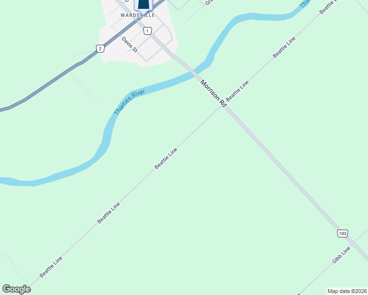map of restaurants, bars, coffee shops, grocery stores, and more near 23247 Beattie Line in Wardsville