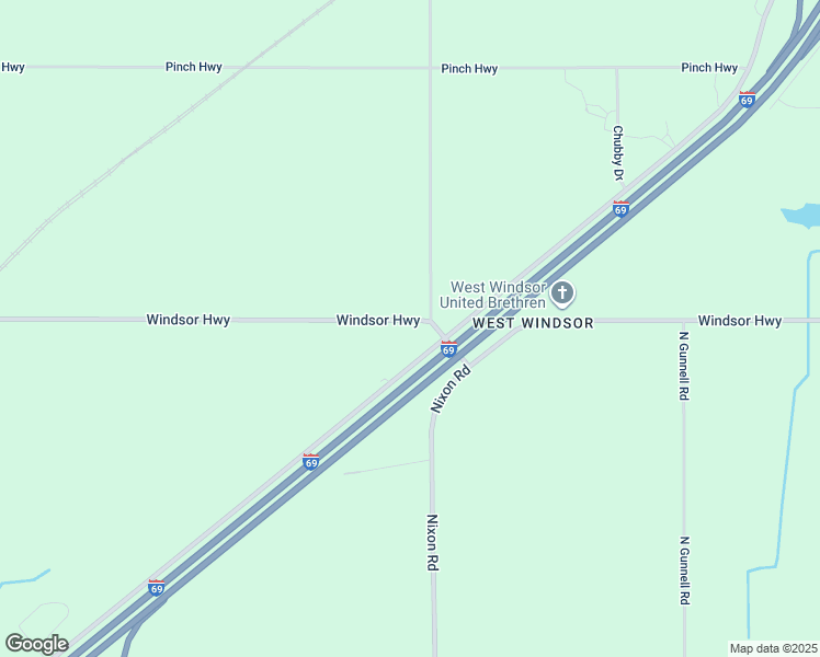 map of restaurants, bars, coffee shops, grocery stores, and more near 5373-5505 East Lansing Road in Potterville