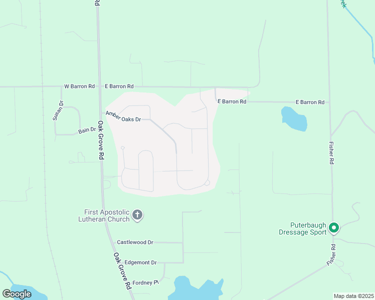 map of restaurants, bars, coffee shops, grocery stores, and more near 3541 Amber Oaks Drive in Howell