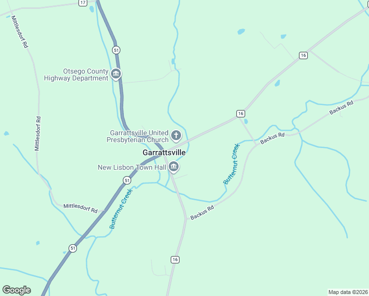 map of restaurants, bars, coffee shops, grocery stores, and more near 952 County Road 16 in Burlington Flats