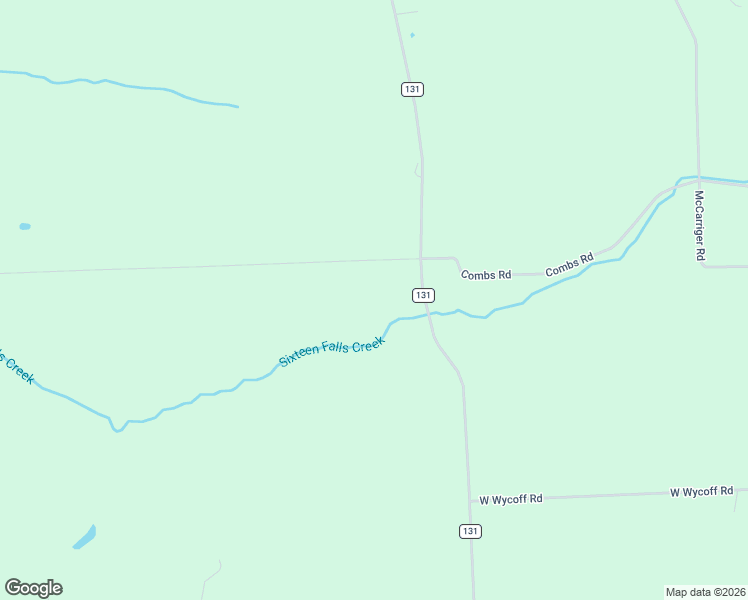 map of restaurants, bars, coffee shops, grocery stores, and more near 7762 County Road 131 in Ovid