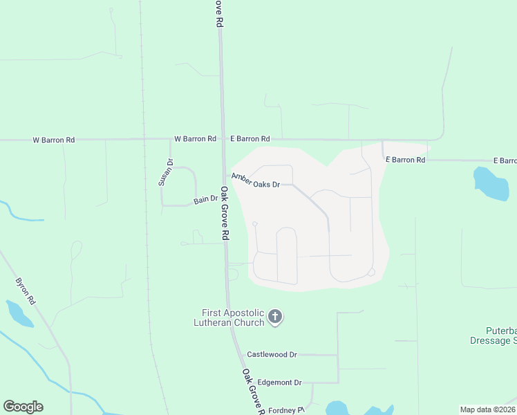 map of restaurants, bars, coffee shops, grocery stores, and more near 3342 Oak Grove Road in Howell