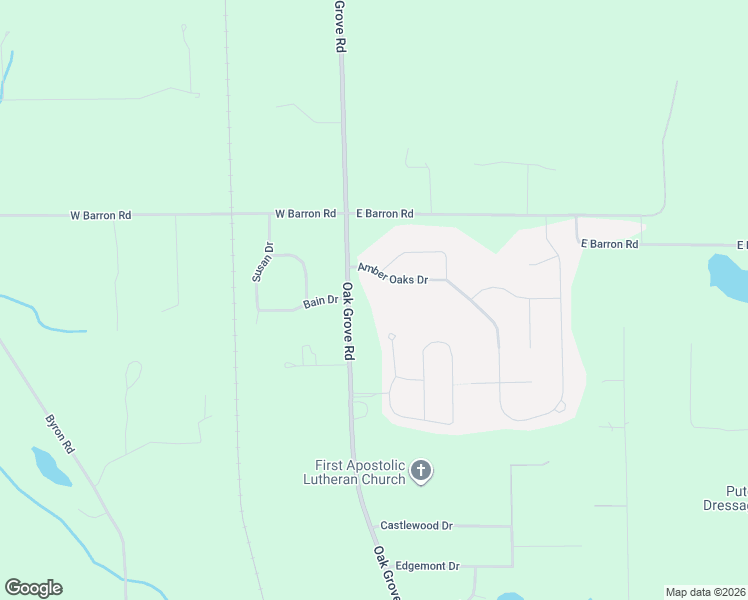 map of restaurants, bars, coffee shops, grocery stores, and more near 3342 Oak Grove Road in Howell