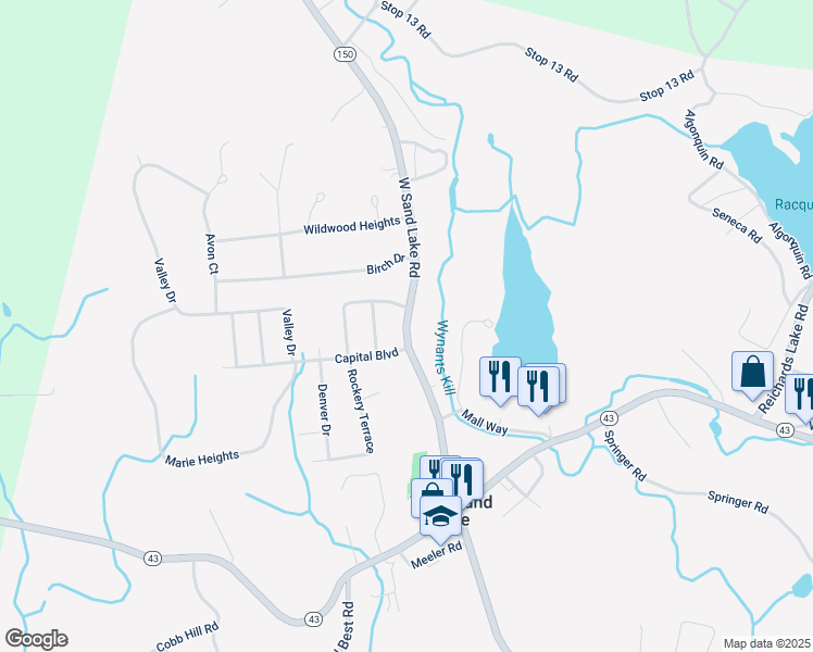 West Sand Lake Road, West Sand Lake NY Walk Score