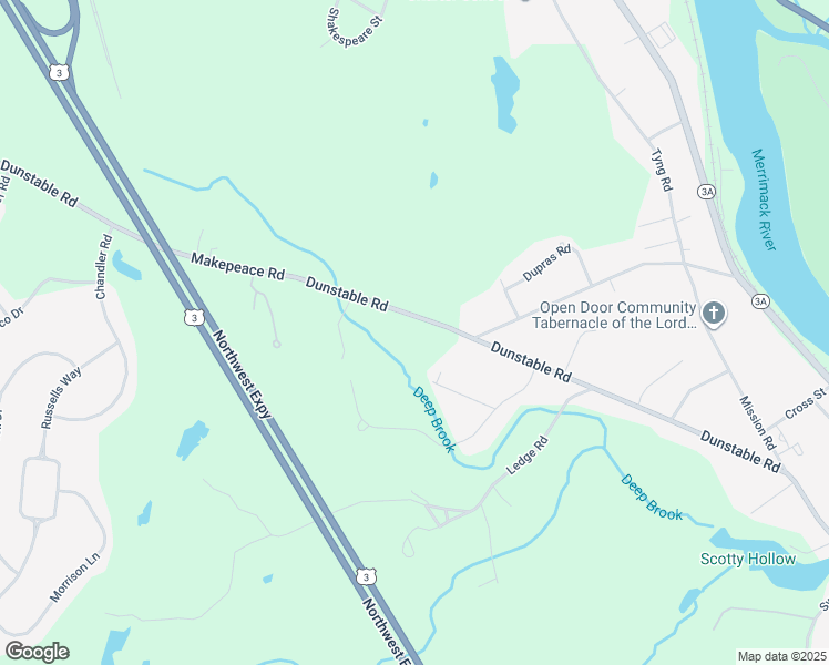 map of restaurants, bars, coffee shops, grocery stores, and more near 290 Dunstable Road in Chelmsford