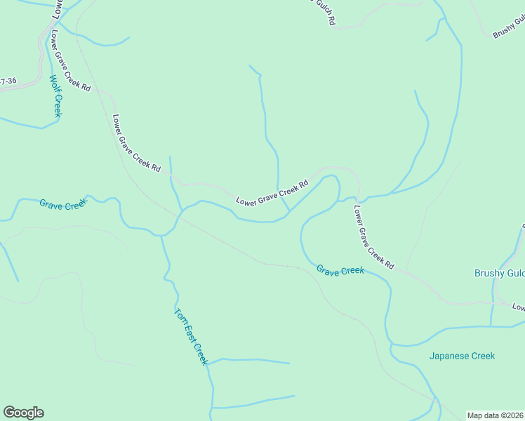 map of restaurants, bars, coffee shops, grocery stores, and more near 5510 Lower Grave Creek Road in Wolf Creek