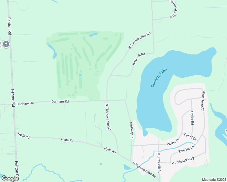 map of restaurants, bars, coffee shops, grocery stores, and more near 3072 North Tipsico Lake Road in Hartland