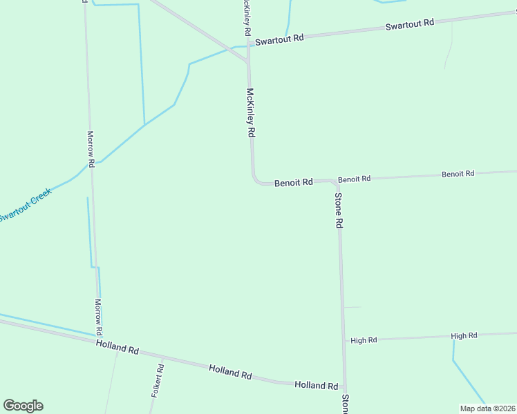map of restaurants, bars, coffee shops, grocery stores, and more near 6493 Benoit Road in Clay Township