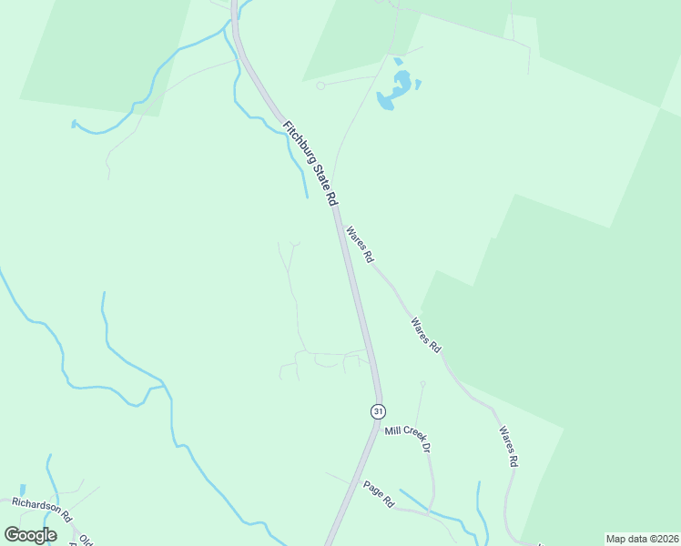map of restaurants, bars, coffee shops, grocery stores, and more near 492 Fitchburg State Road in Ashby