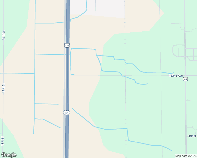 map of restaurants, bars, coffee shops, grocery stores, and more near 1144 132nd Avenue in Wayland