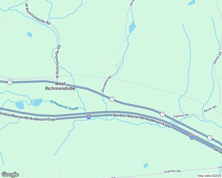 map of restaurants, bars, coffee shops, grocery stores, and more near 413 New York 7 in Richmondville