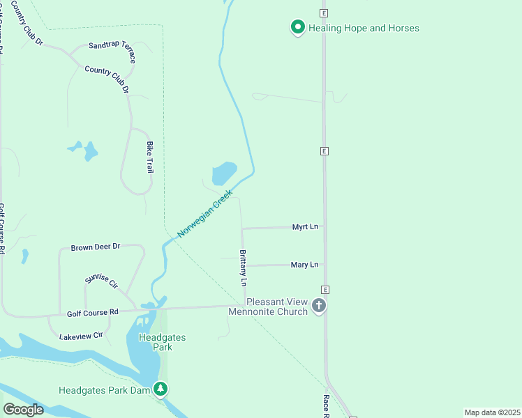 map of restaurants, bars, coffee shops, grocery stores, and more near W574 Myrt Lane in Brodhead