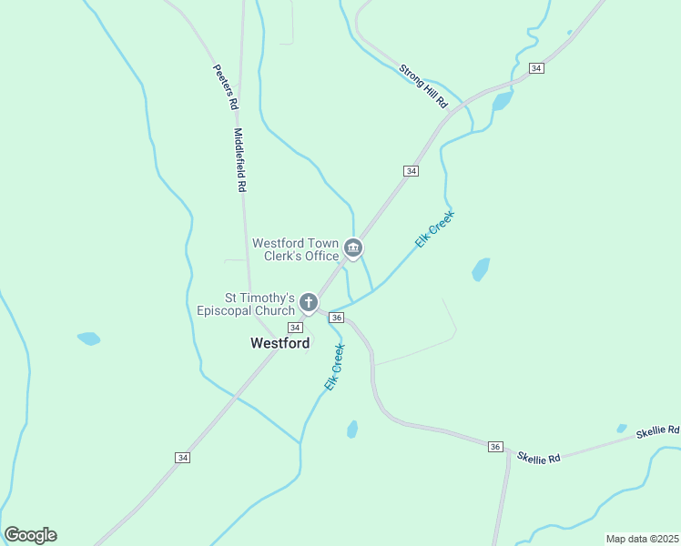 map of restaurants, bars, coffee shops, grocery stores, and more near 1804 County Road 34 in Westford
