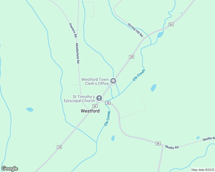 map of restaurants, bars, coffee shops, grocery stores, and more near 1804 County Road 34 in Westford