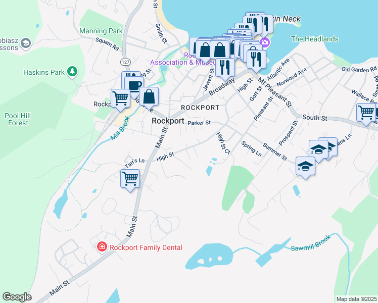 map of restaurants, bars, coffee shops, grocery stores, and more near 3 Derby Court in Gloucester
